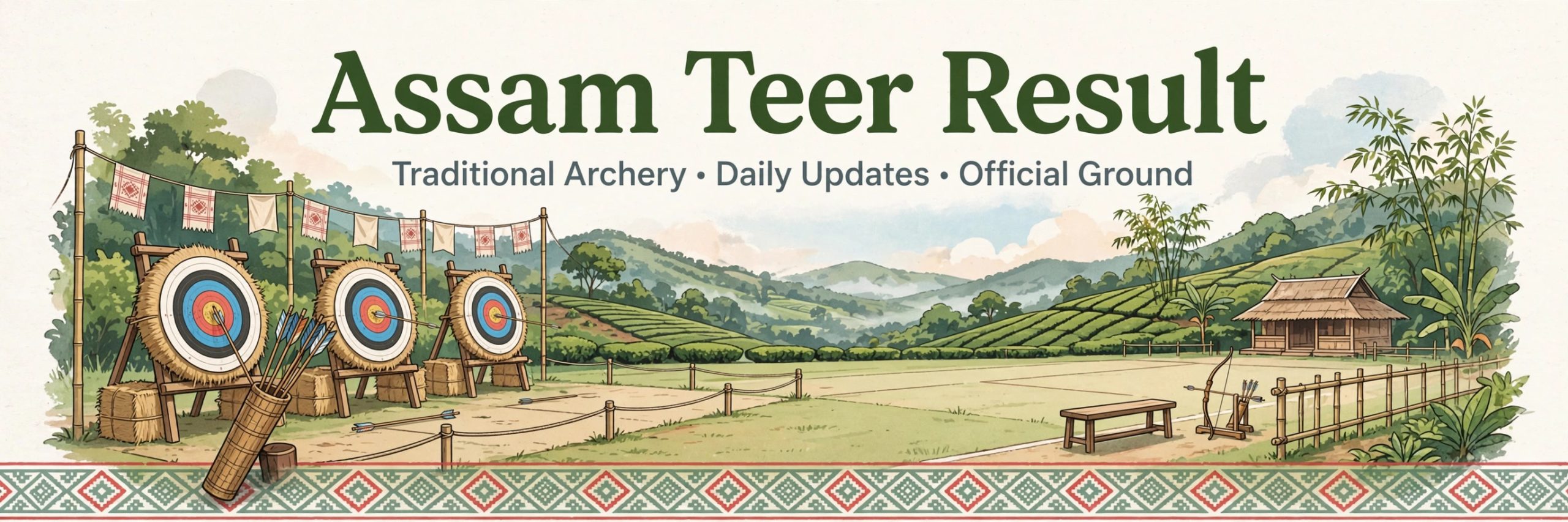 Assam teer result archery rounds at the Khanapara ground in Guwahati
