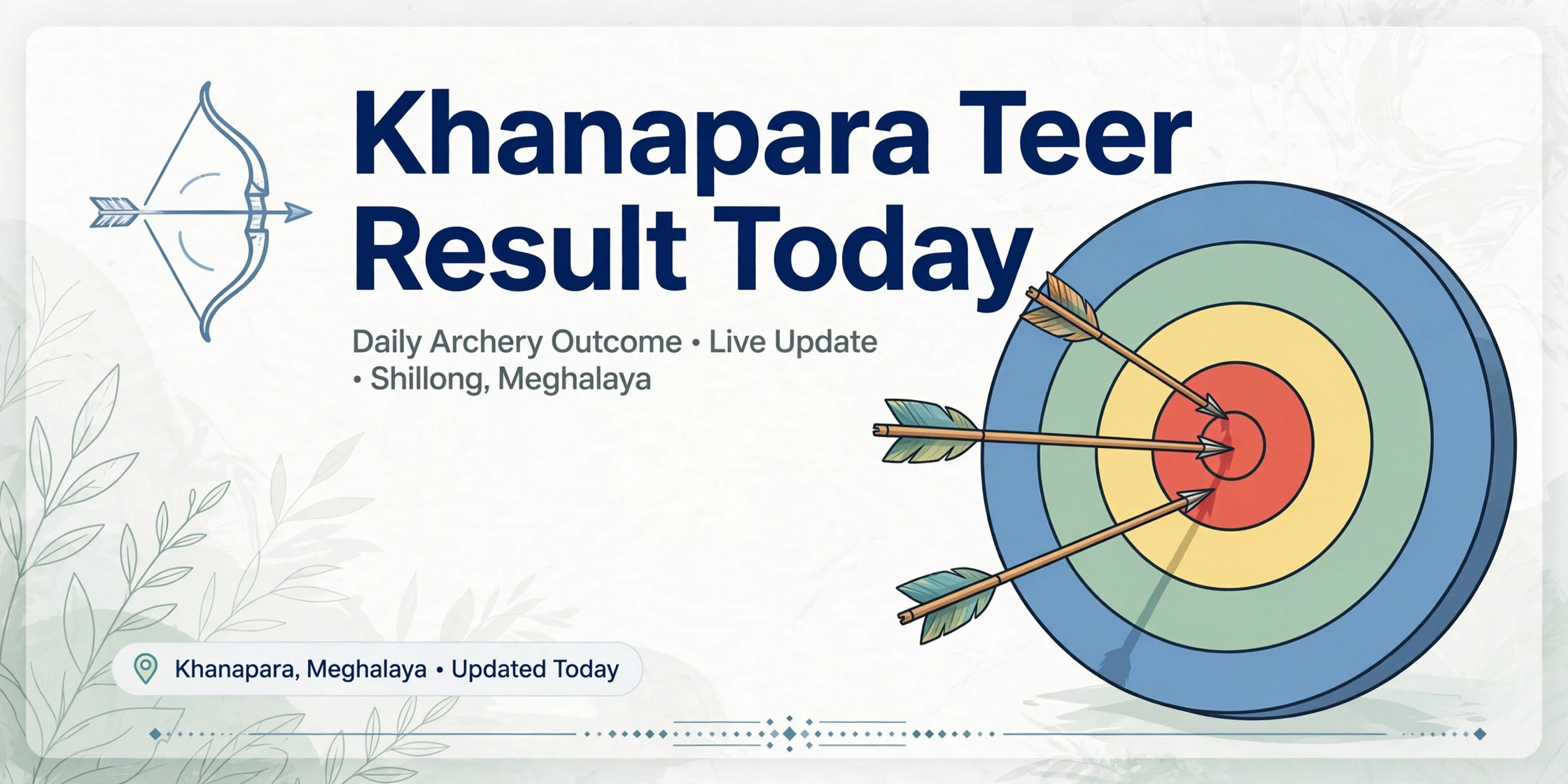 Khanapara Teer result today first and second round updates
