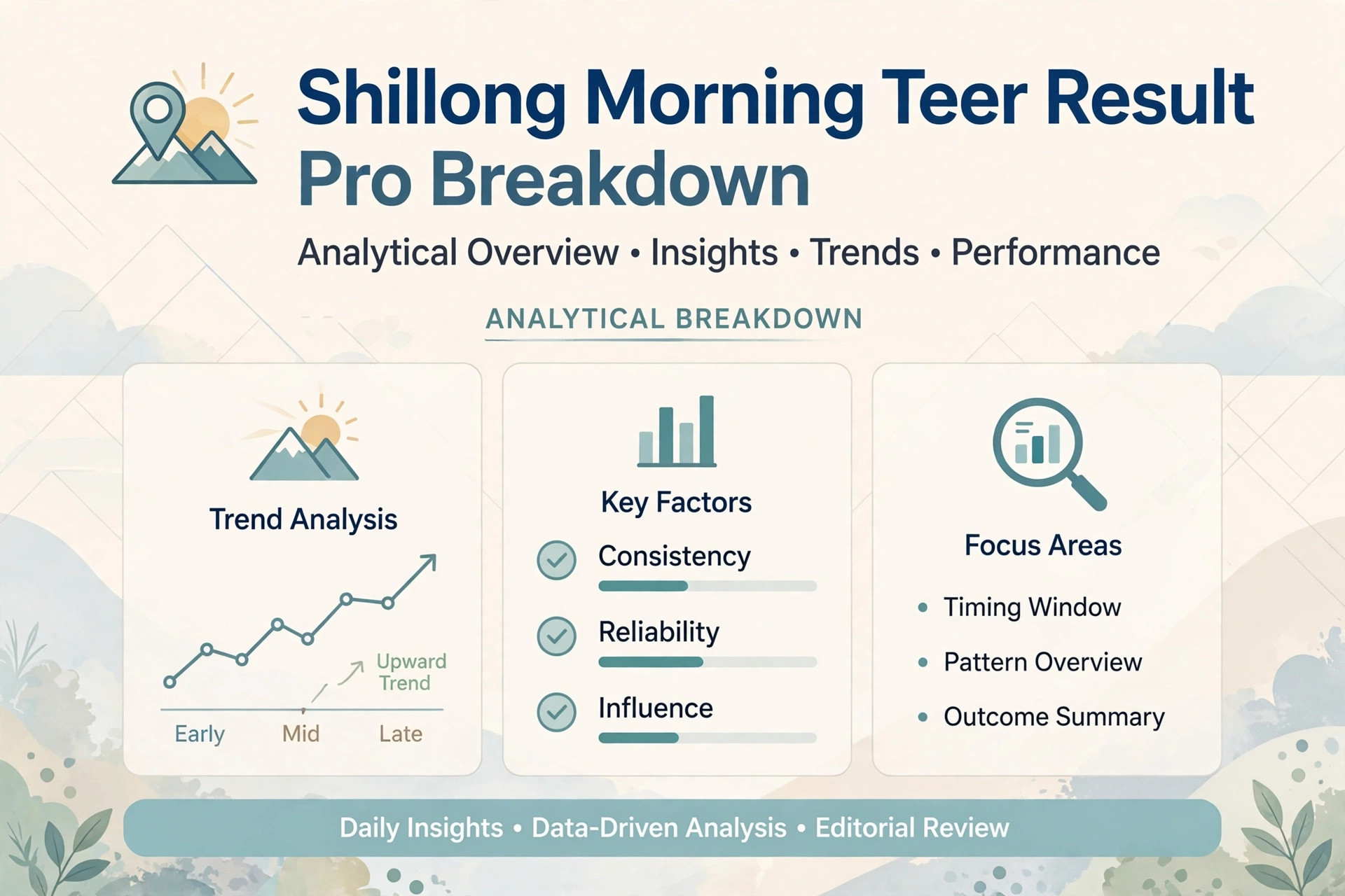 Professional breakdown of Shillong Morning Teer result structure