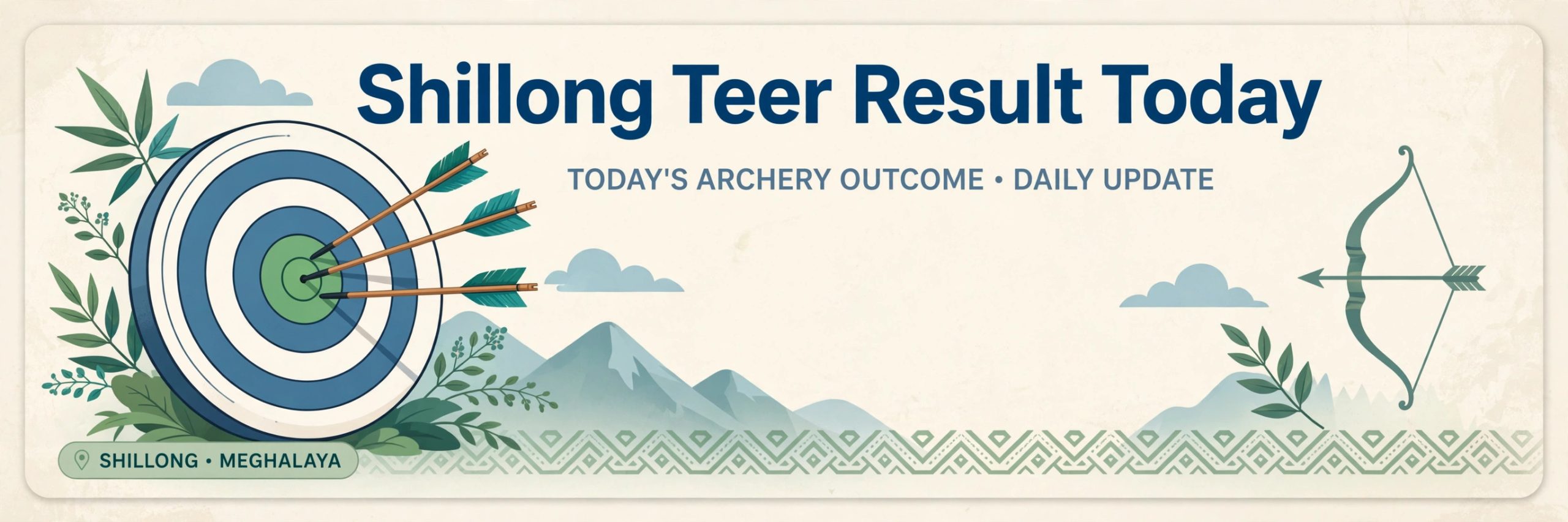 Shillong Teer result today first and second round numbers on a result board