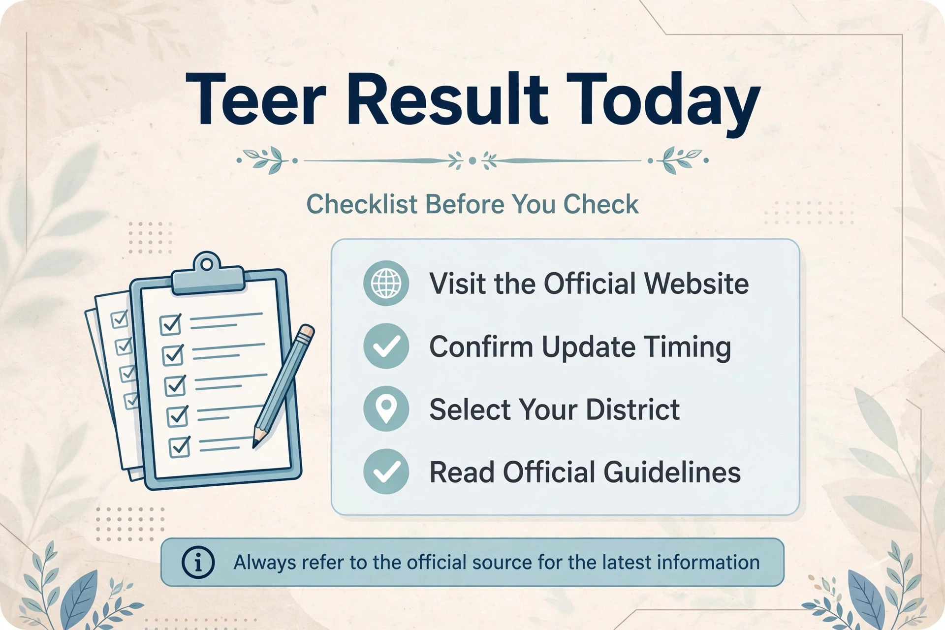 Teer result today daily tracking guide from morning to evening sessions